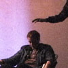Hans Solbrig hypnotizing an audience member