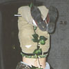 Dan Frazier does a zip-line trick